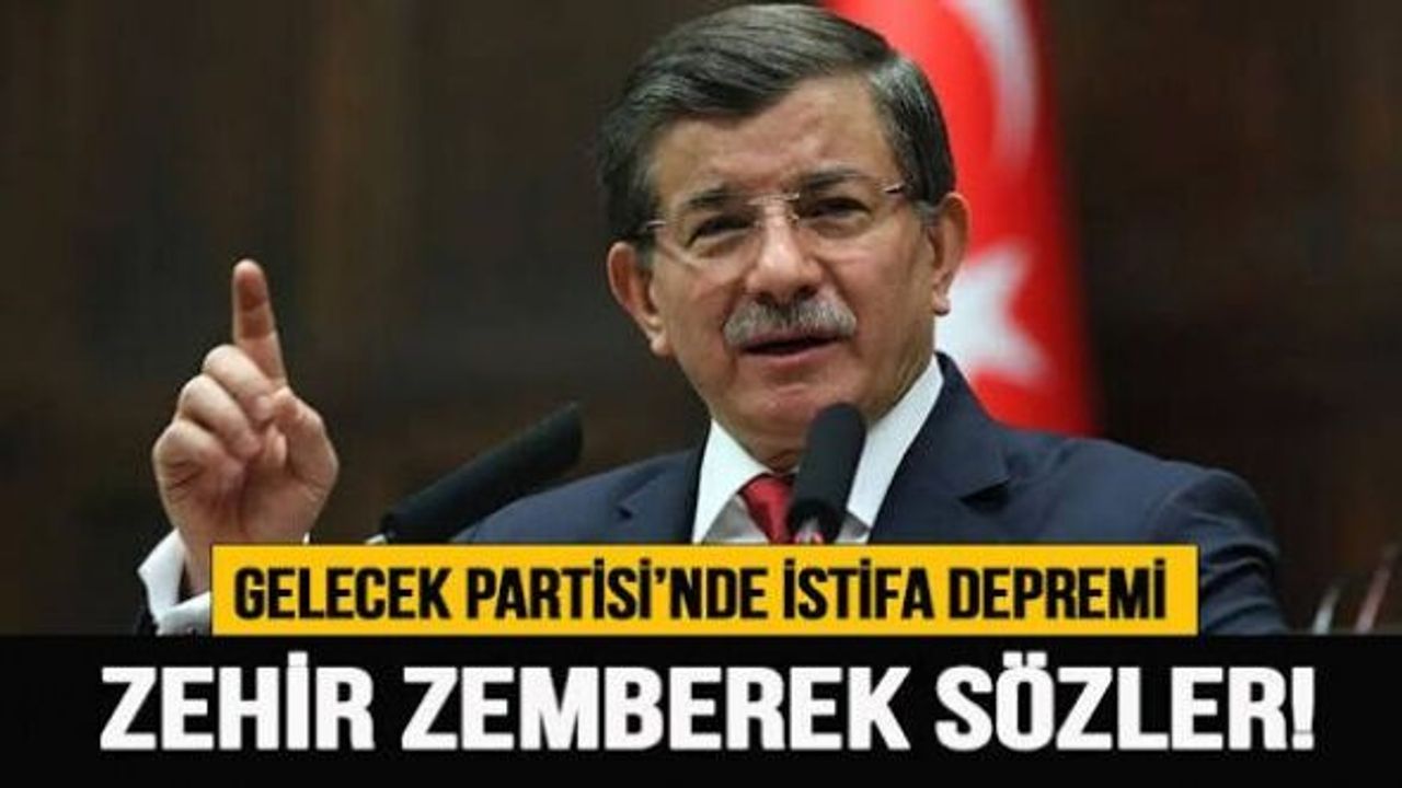 Gelecek Partisi'nde yaprak dökümü: İki milletvekili daha istifa etti