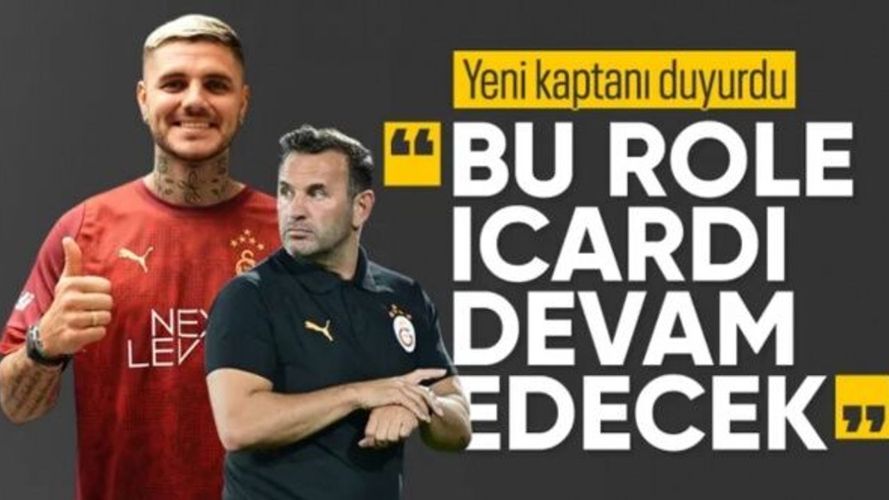 Okan Buruk, takımın yeni kaptanını açıkladı