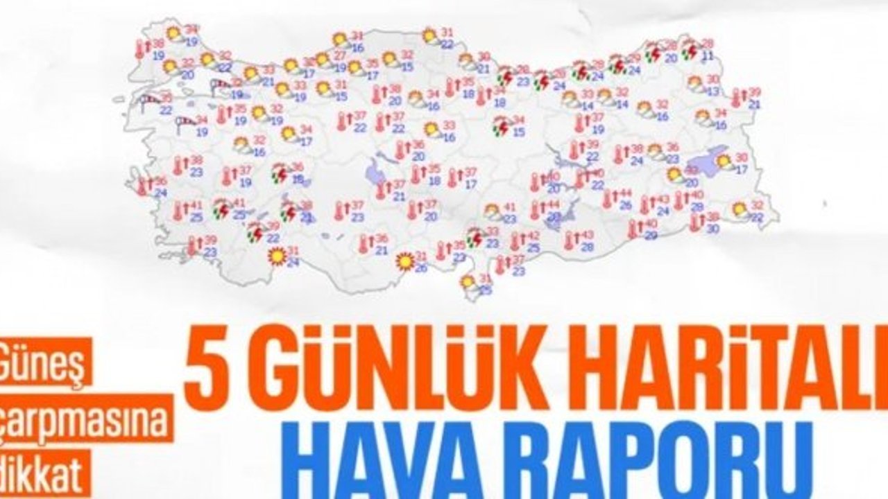 Yeni hafta aşırı sıcaklarla geliyor: Kavrulacağız