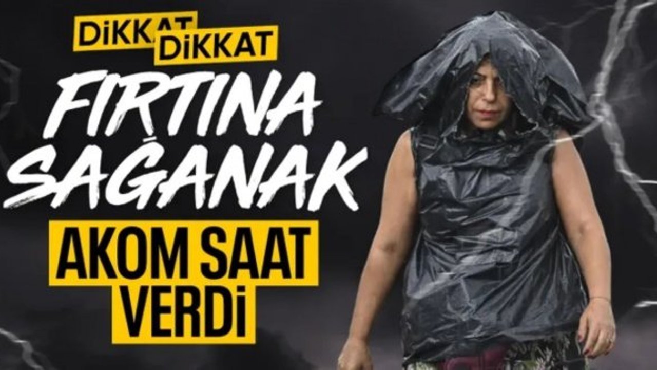 İstanbul için kuvvetli rüzgar ve sağanak uyarısı