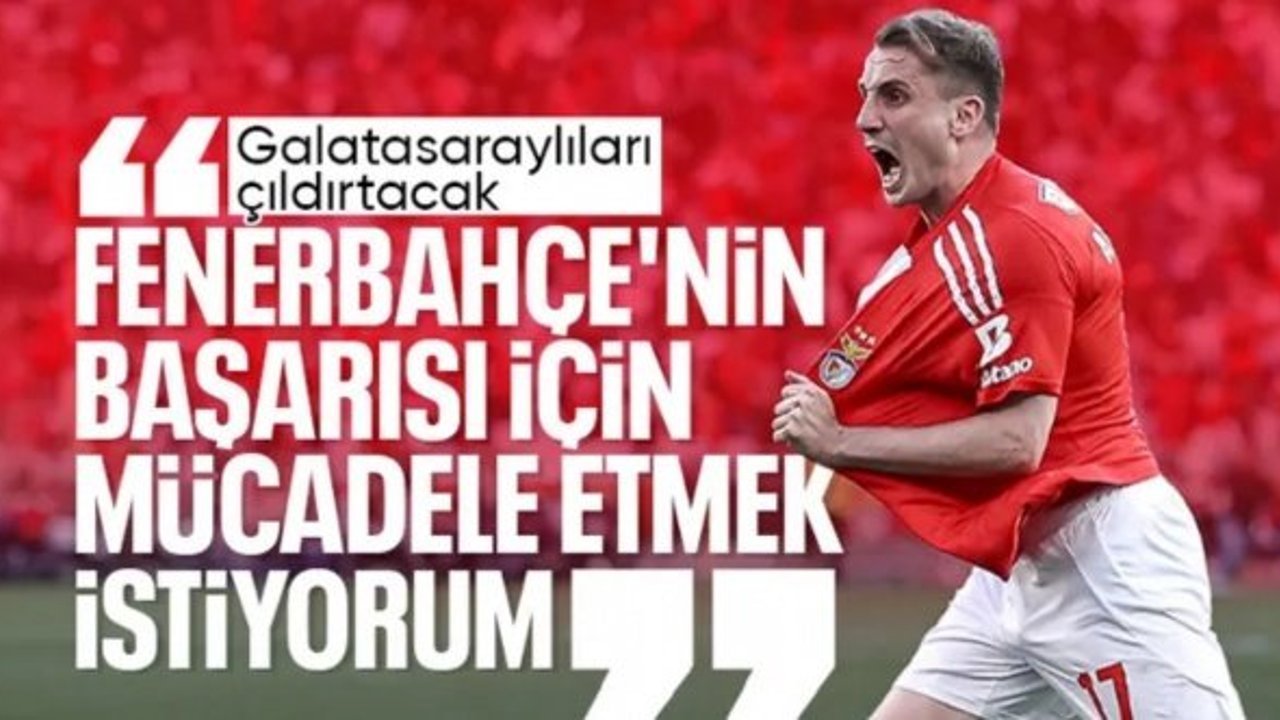 Kerem Aktürkoğlu'ndan ilk açıklama: Jose Mourinho ile çalışacak olmak heyecanlandırıyor