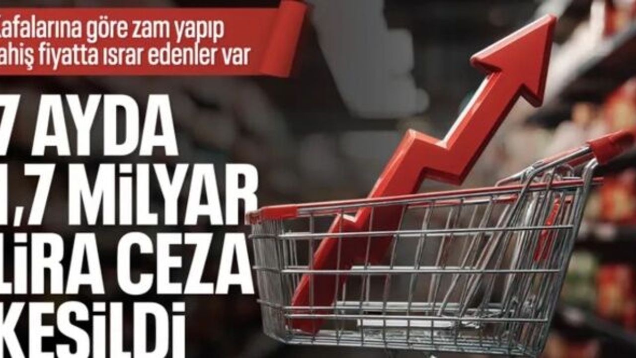 Ticaret Bakanlığı: 7 ayda denetimlere 1,7 milyar TL ceza kesildi