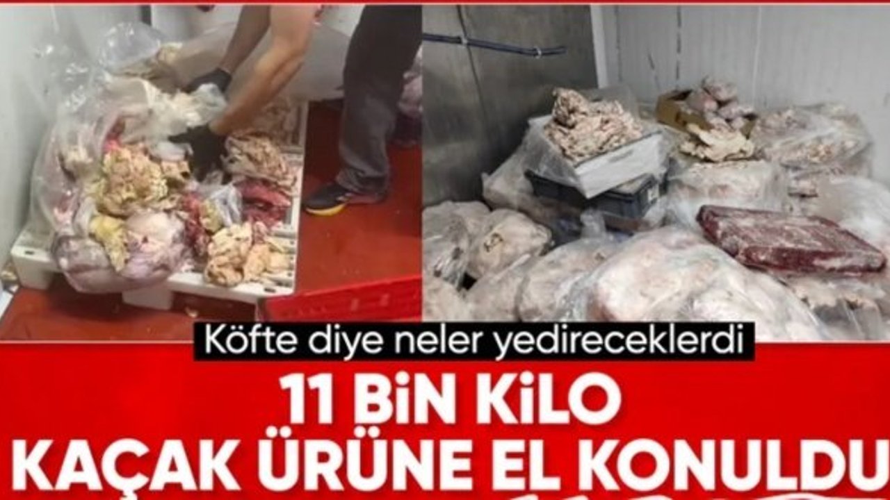 Ankara’da 3 işletmeye operasyon: 11 bin 250 kilo kaçak et ve tavuk ele geçirildi