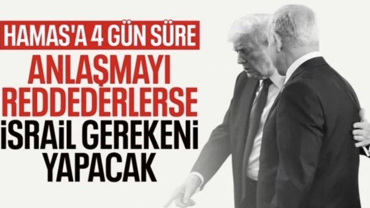 Donald Trump: Hamas’ın ateşkes planına yanıt vermek için 3-4 günü var