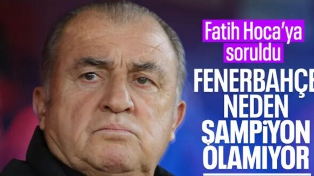 Fatih Terim: Avrupa'da 30-40 sene şampiyon olmayan var