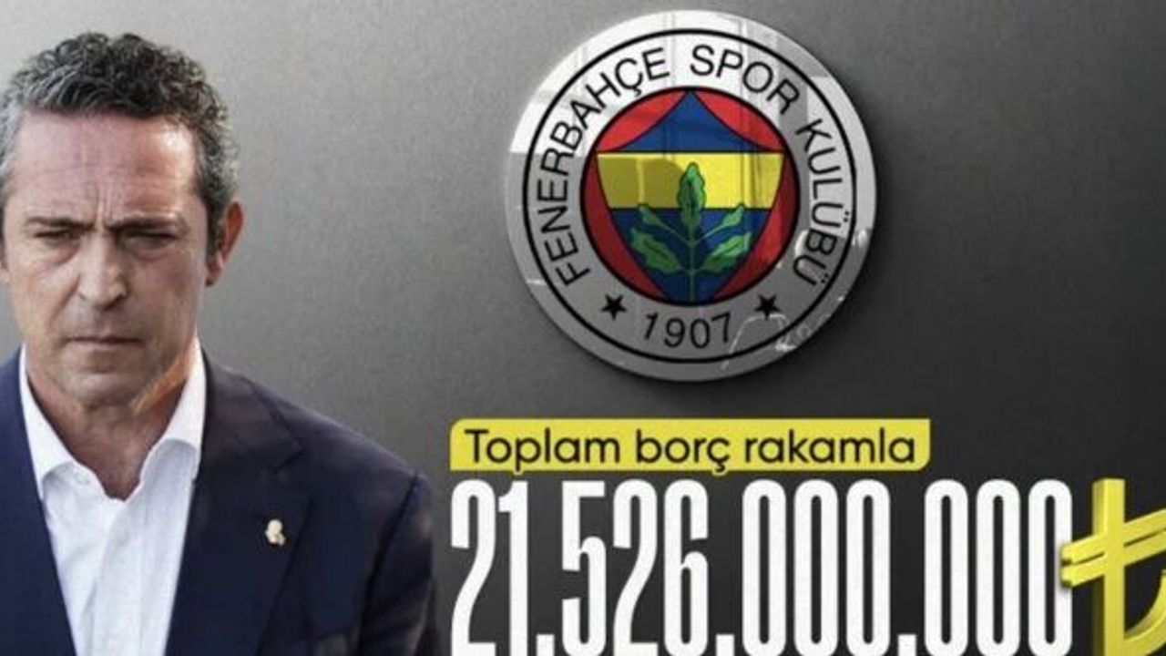 Fenerbahçe'nin güncel borcu açıklandı!
