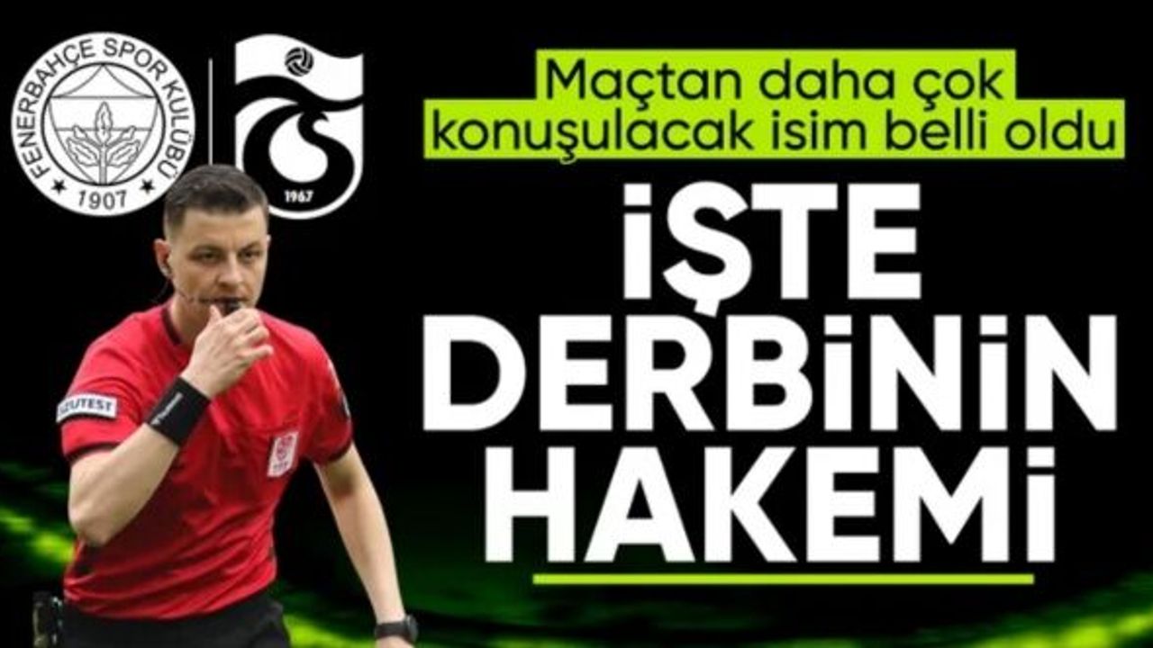 Fenerbahçe - Trabzonspor maçını Ozan Ergün yönetecek