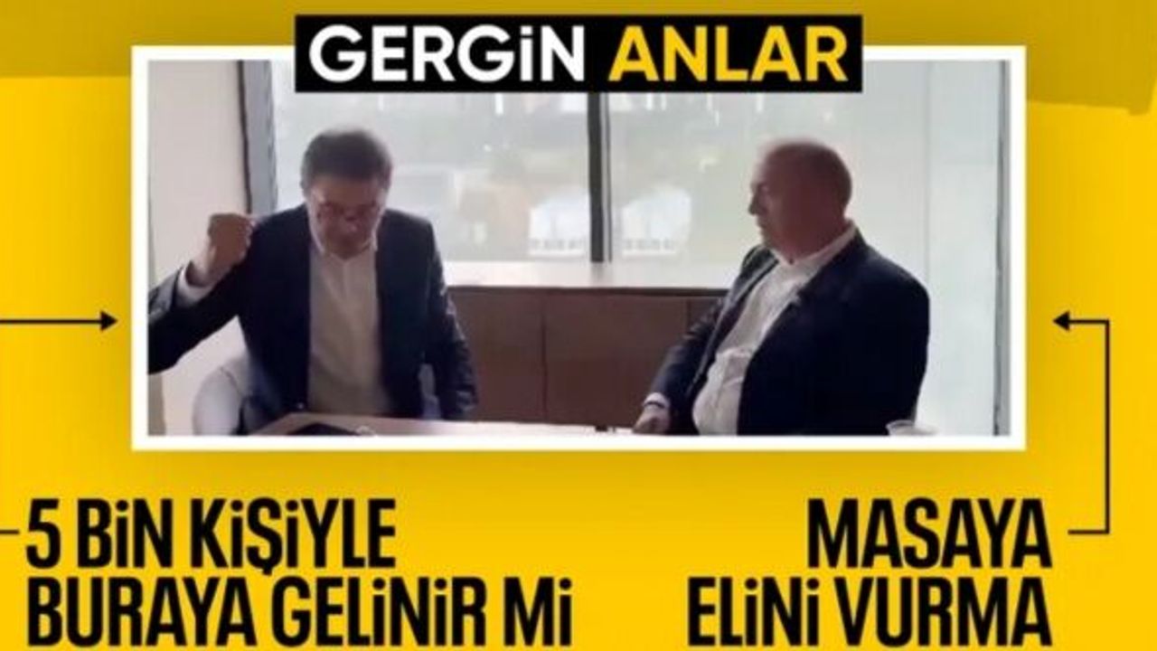 Gürsel Tekin ile CHP Genel Başkan Yardımcısı Ensar Aytekin arasında tartışma