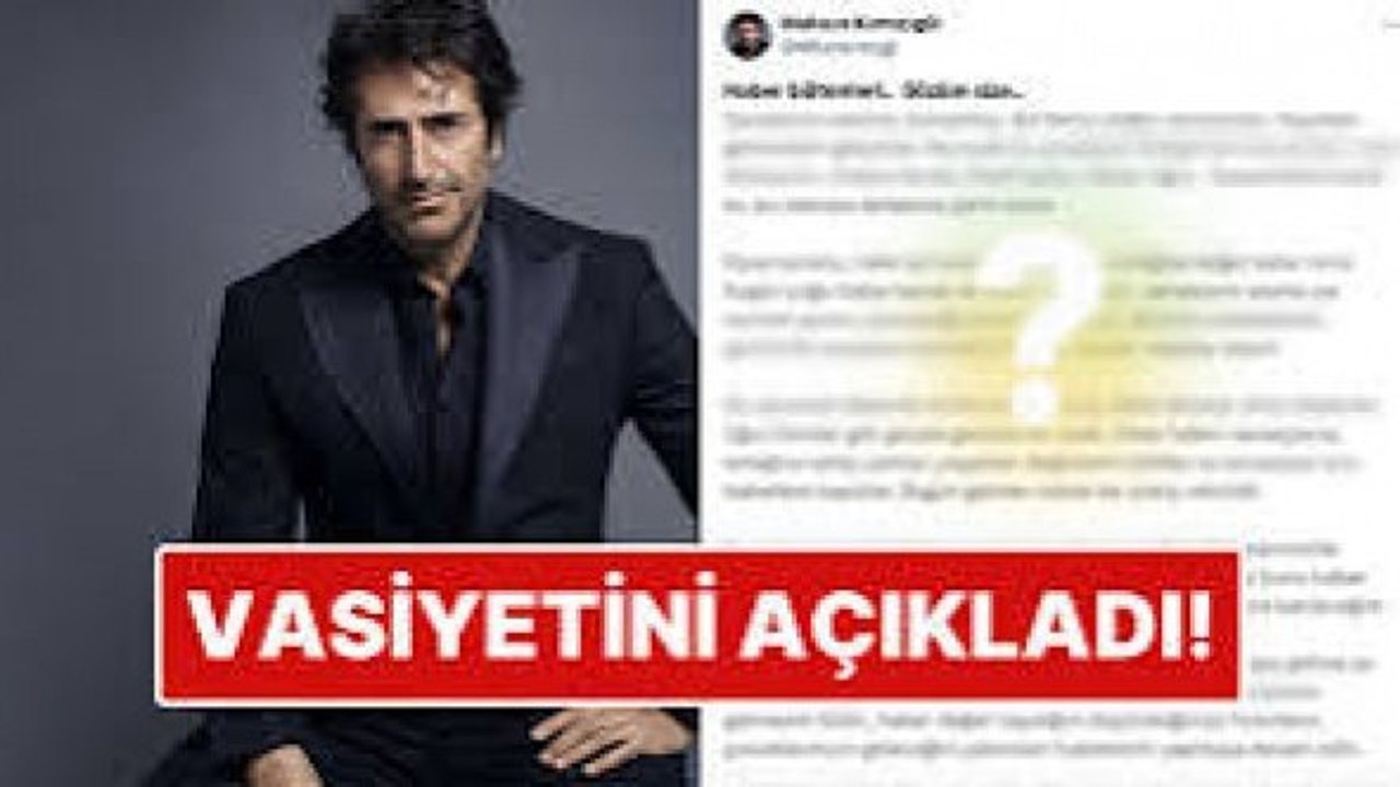 Mahsun Kırmızıgül vasiyetini açıkladı: "Cenazeme gelmeyin"