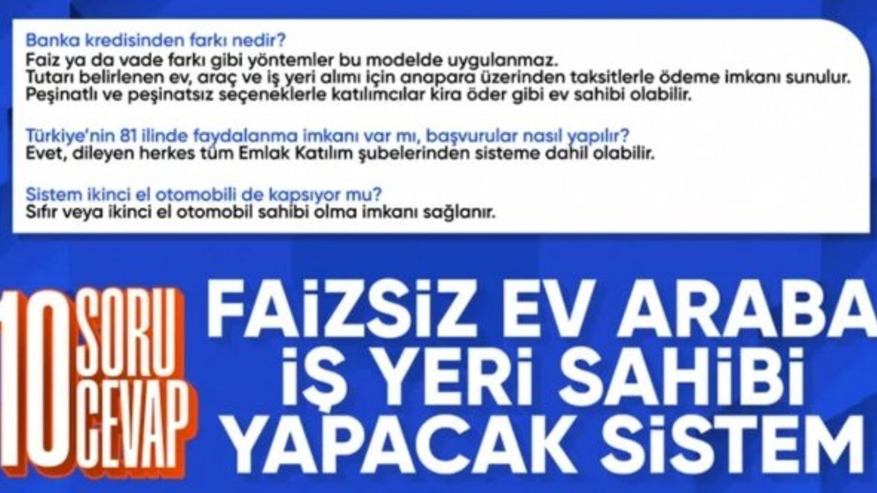 Murat Kurum açıkladı: 10 soruda Emlak Katılım Tasarruf Finansman nedir?