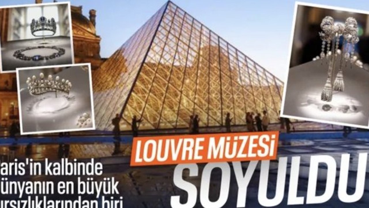 Fransa'da Louvre Müzesi'nden tarihi eser çalan hırsızlar aranıyor