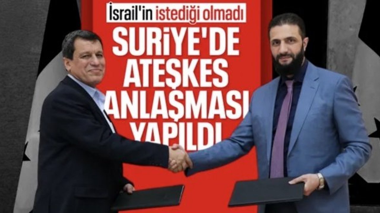 Suriye Savunma Bakanlığı'ndan açıklama: Abdi ile anlaştık