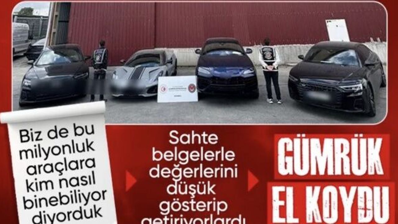 Ticaret Bakanlığı: 288 milyon TL değerinde 10 lüks araca el konuldu