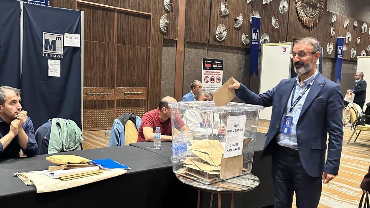 TÜRMOB 25. Olağan Genel Kurulu'nda Heyecan Dorukta: 2050 Delege Oy Kullandı