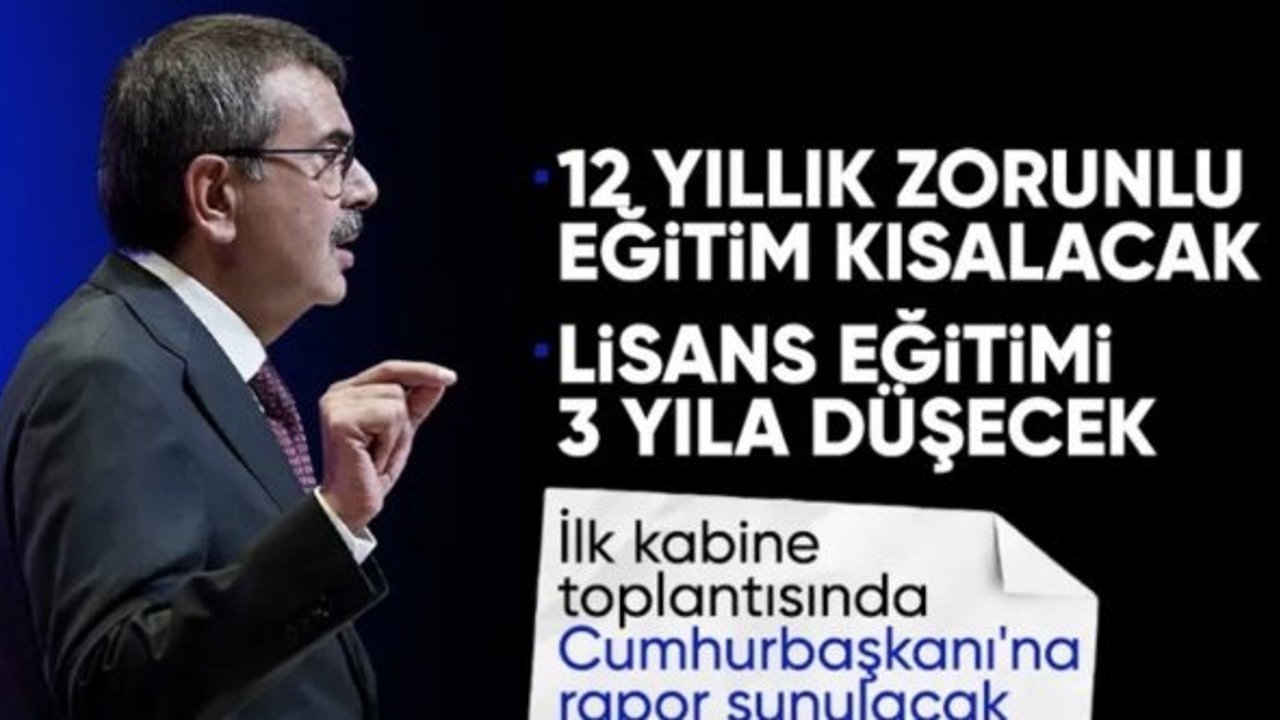 Yusuf Tekin açıkladı: 12 yıllık zorunlu eğitim kısalıyor