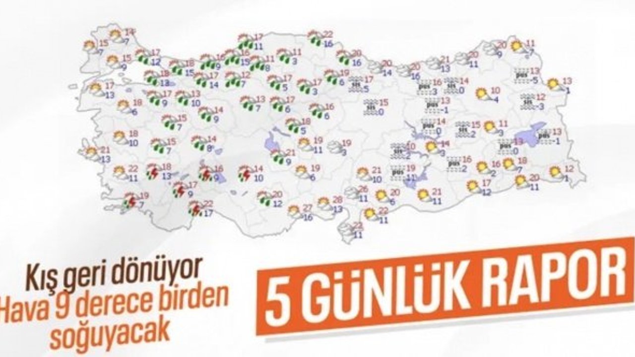 Yağışlı günler yurdu esir alıyor: Sıcaklıklarda 8-9 derece artış görülecek