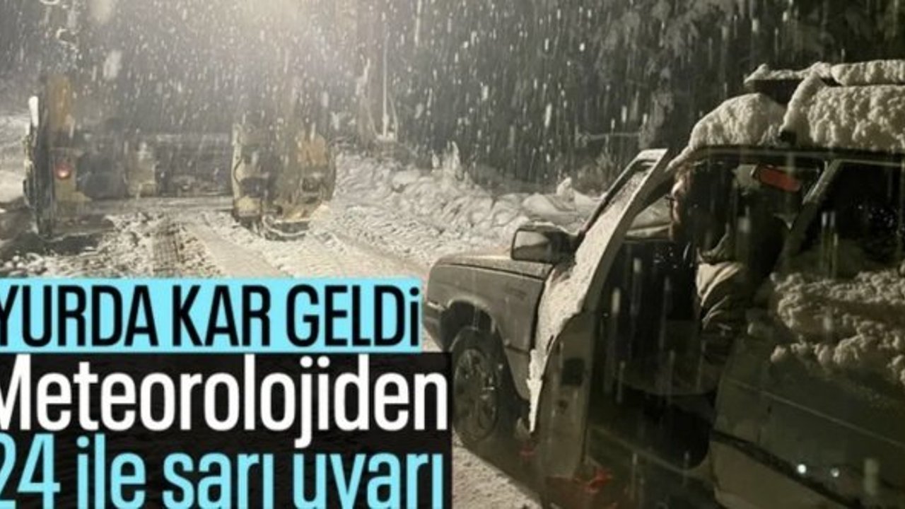 Yurtta yoğun kar alarmı: Otoyollar peş peşe kapandı