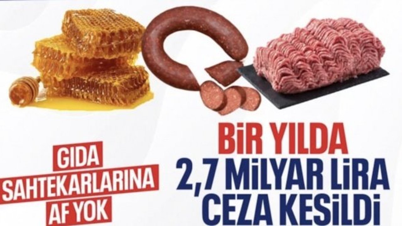 İbrahim Yumaklı: Gıda denetimlerinde 2025'te 2,7 milyar lira para cezası kesildi