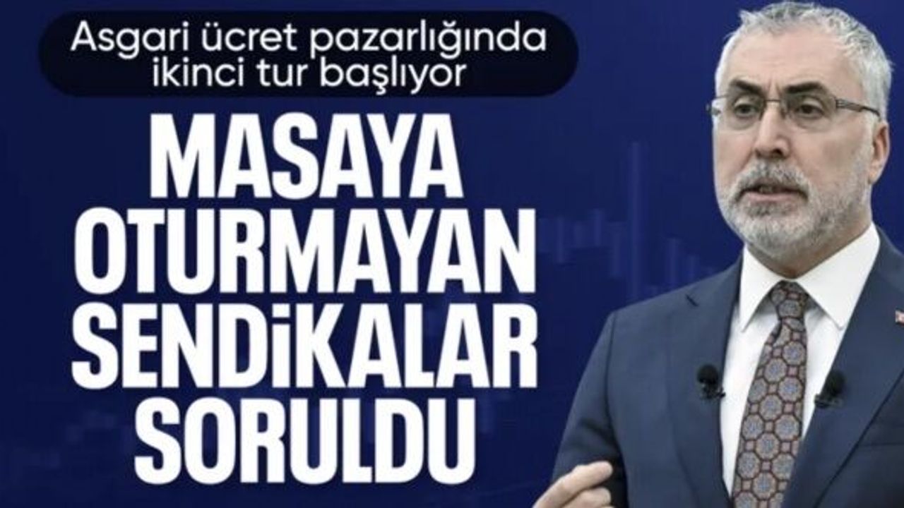 İkinci tur başlıyor: Vedat Işıkhan'dan asgari ücret açıklaması