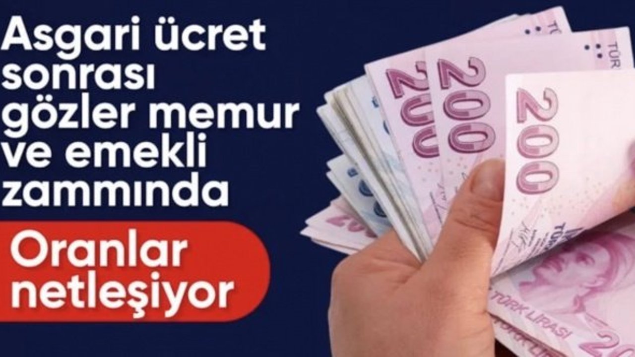 Memur ve emekli maaş zammı için gözler aralık enflasyonunda