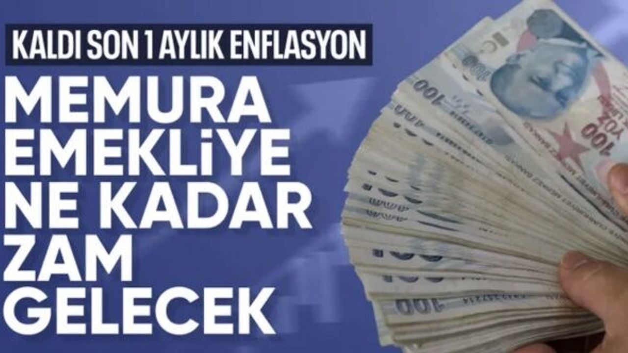 Memur ve emeklinin 5 aylık zam oranı netleşti