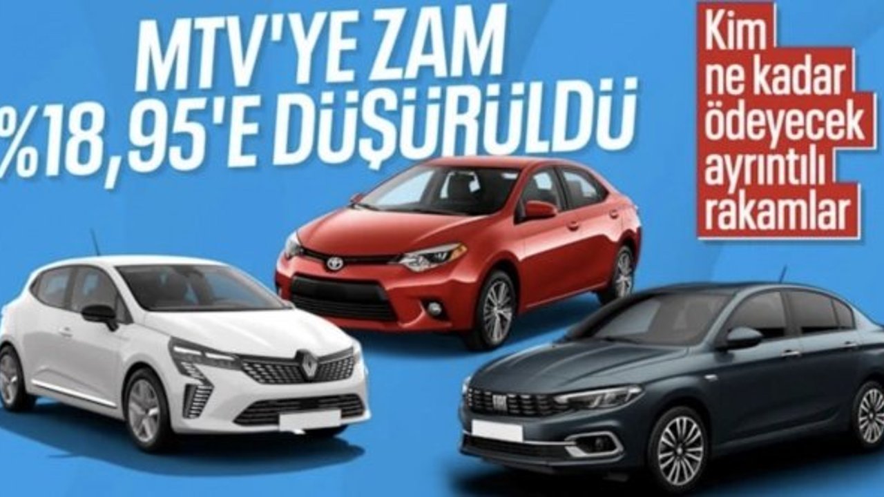 MTV'de 2026 rakamları netleşti: Hangi araç sahibi ne kadar ödeyecek