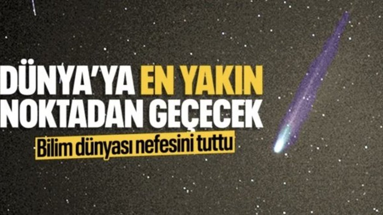 Yıldızlararası kuyruklu yıldız 3I/ATLAS Dünya’ya en yakın noktadan geçiyor