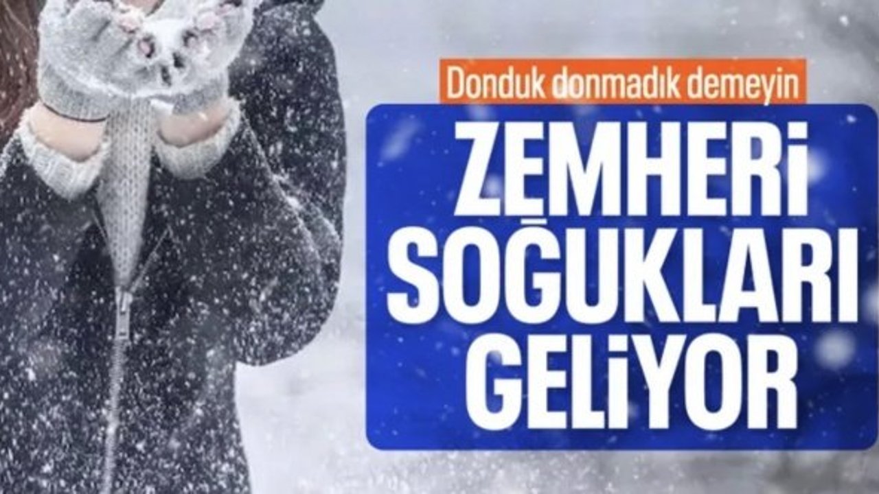Zemheri soğukları kapıda: 40 gün sürecek