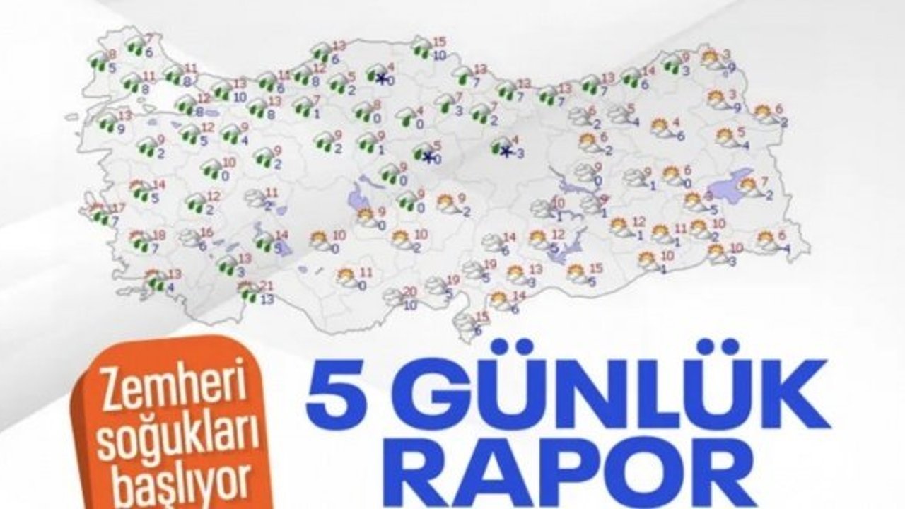 Zemheri soğukları kapıda: Türkiye'yi sert kış günleri bekliyor