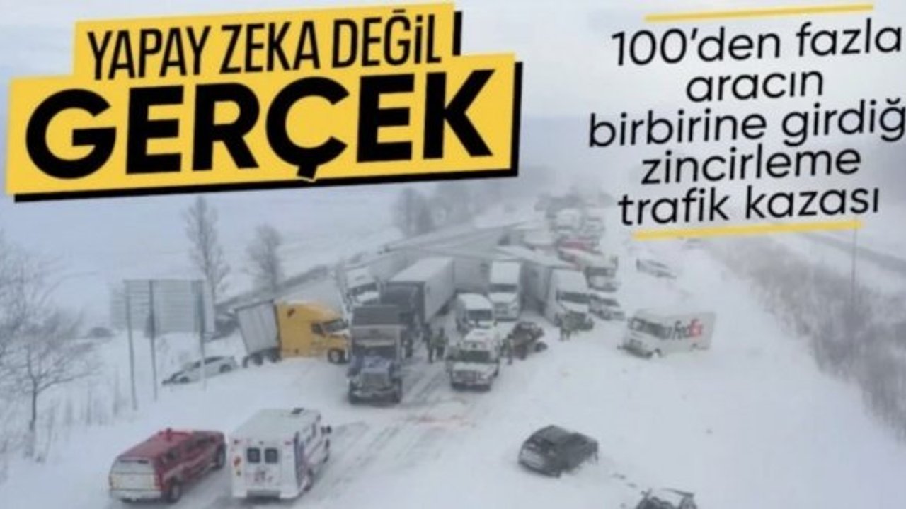 ABD'de 100'den fazla aracın karıştığı zincirleme kaza