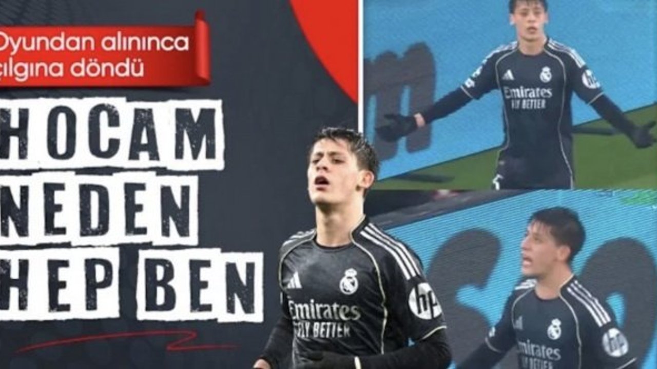 Arda Güler kenara gelince çılgına döndü