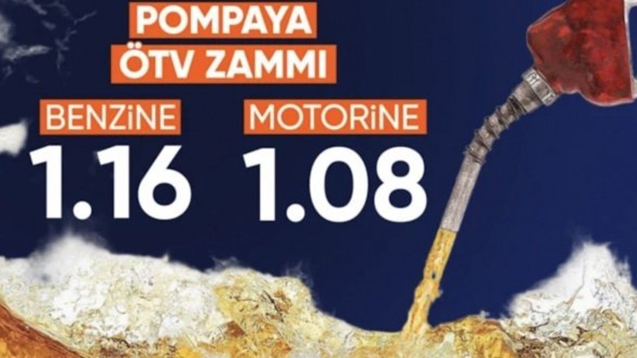 Benzin ve motorinin ÖTV tutarları yeniden belirlendi