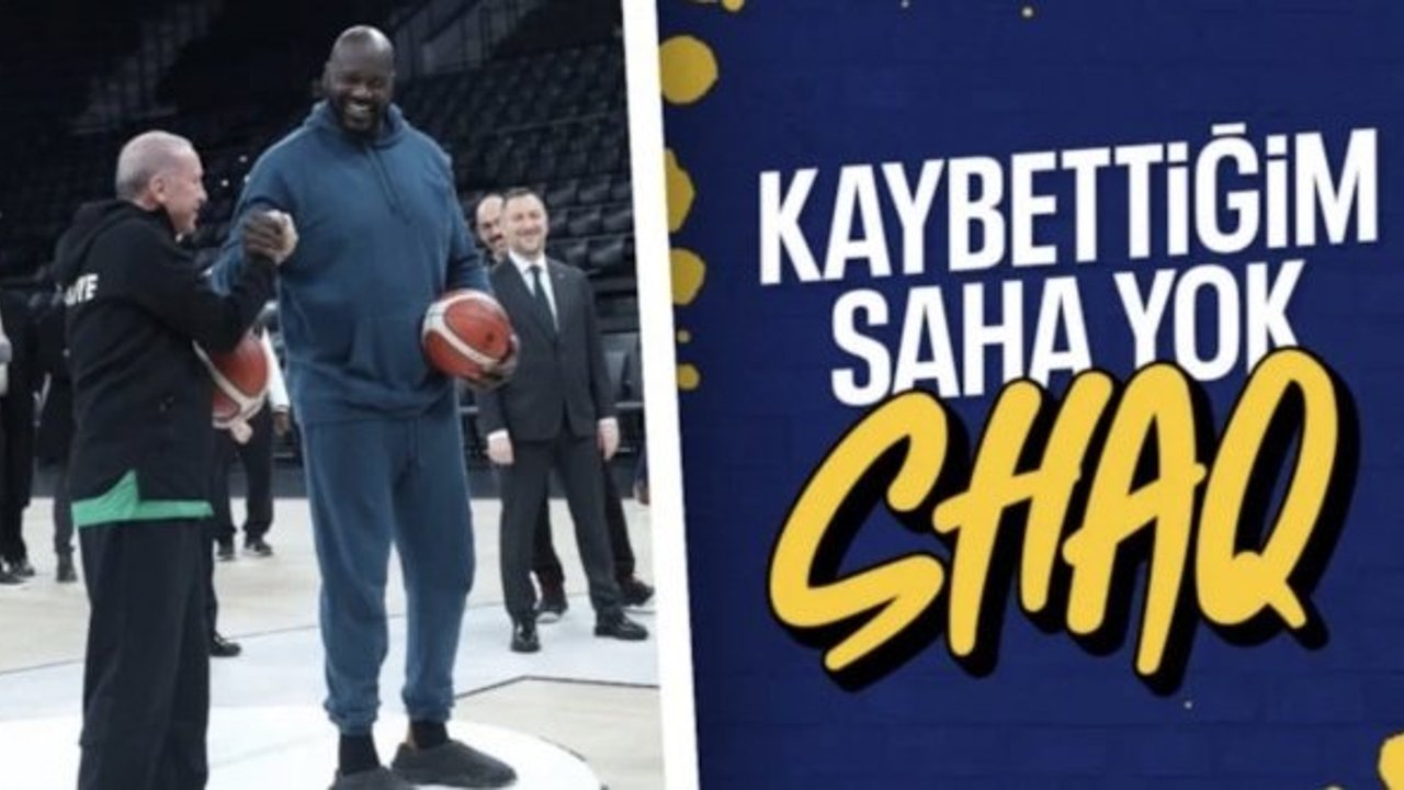 Cumhurbaşkanı Erdoğan ile Shaquille O'Neal bir araya geldi