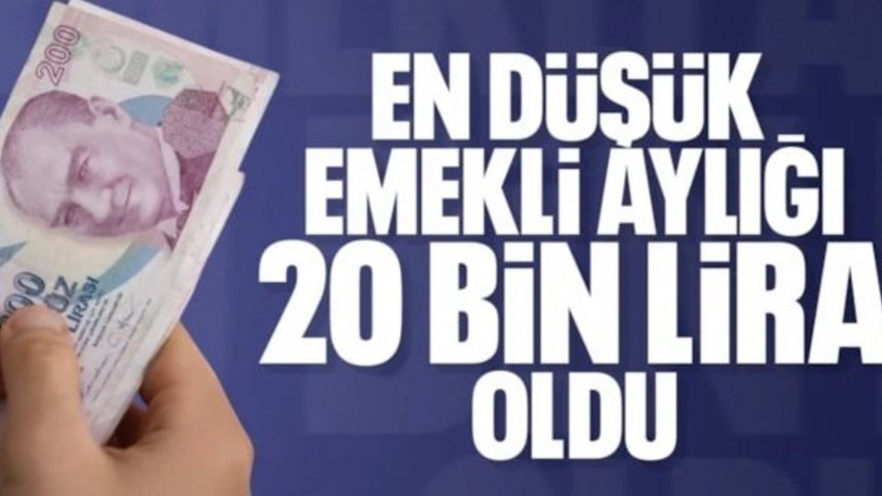 En düşük SSK ve Bağ-Kur maaşı belli oldu: 20 bin lira