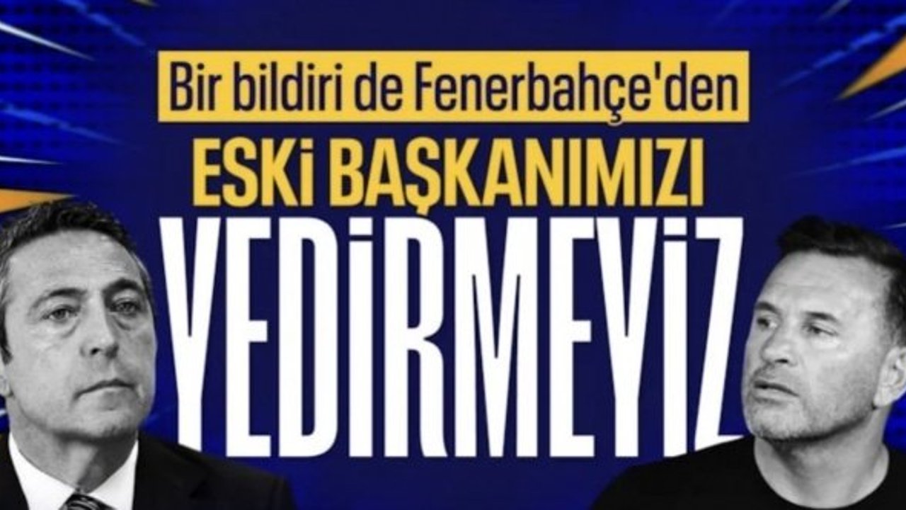 Fenerbahçe'den Galatasaray'a Ali Koç yanıtı