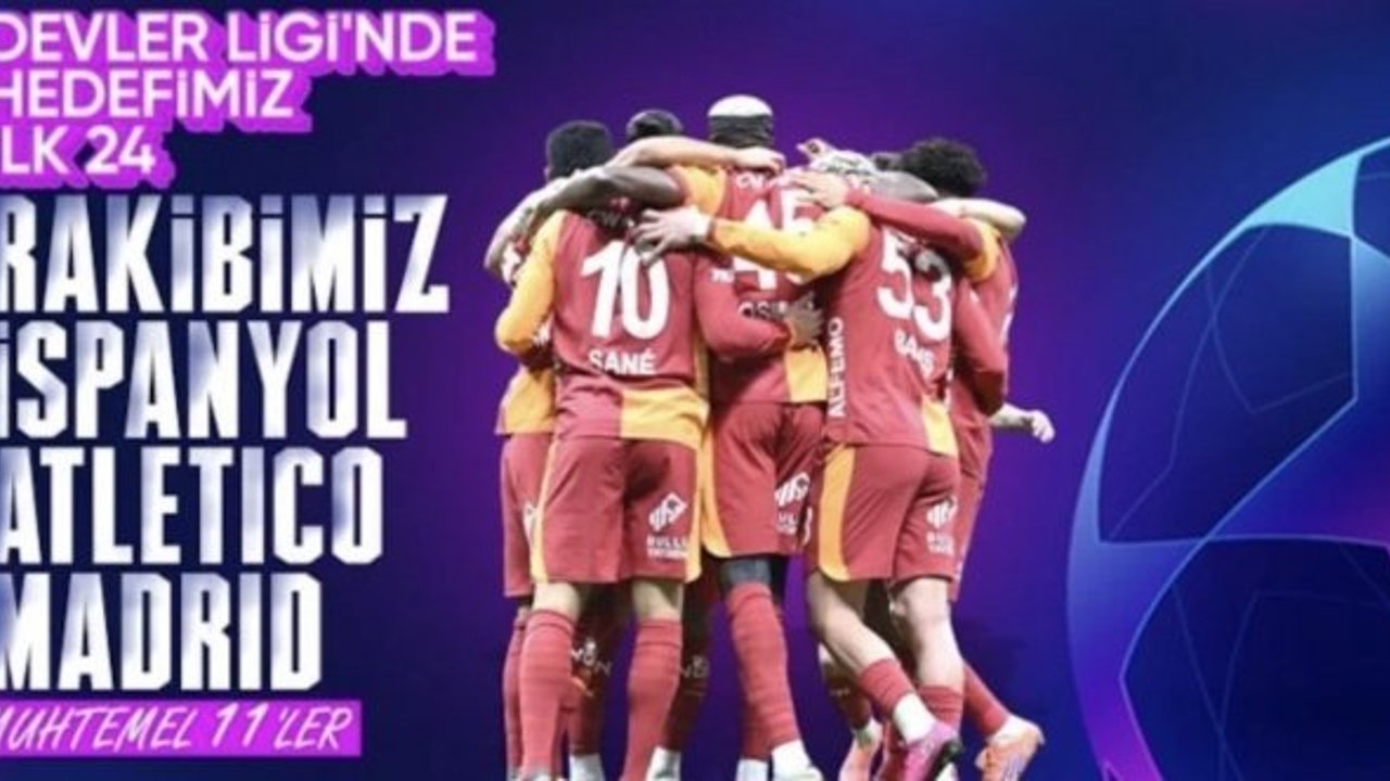 Galatasaray - Atletico Madrid: Muhtemel 11'ler