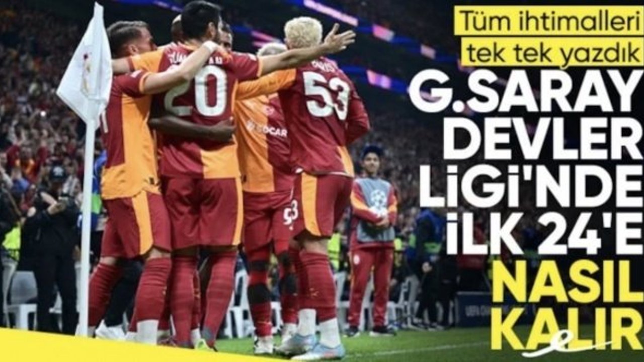 Galatasaray'ın ilk 24'e kalma şansı nedir?