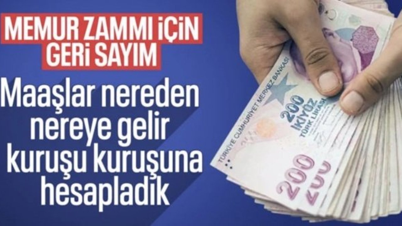 Gözler pazartesi günü belli olacak memur ve emekli zammında