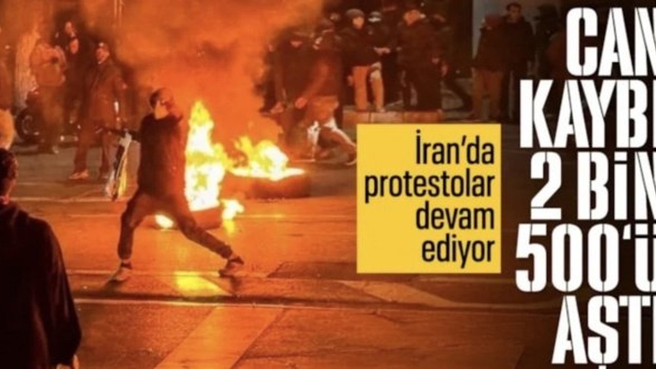 İran'da gösterilerde ölenlerin sayısı 2 bin 500'ü aştı