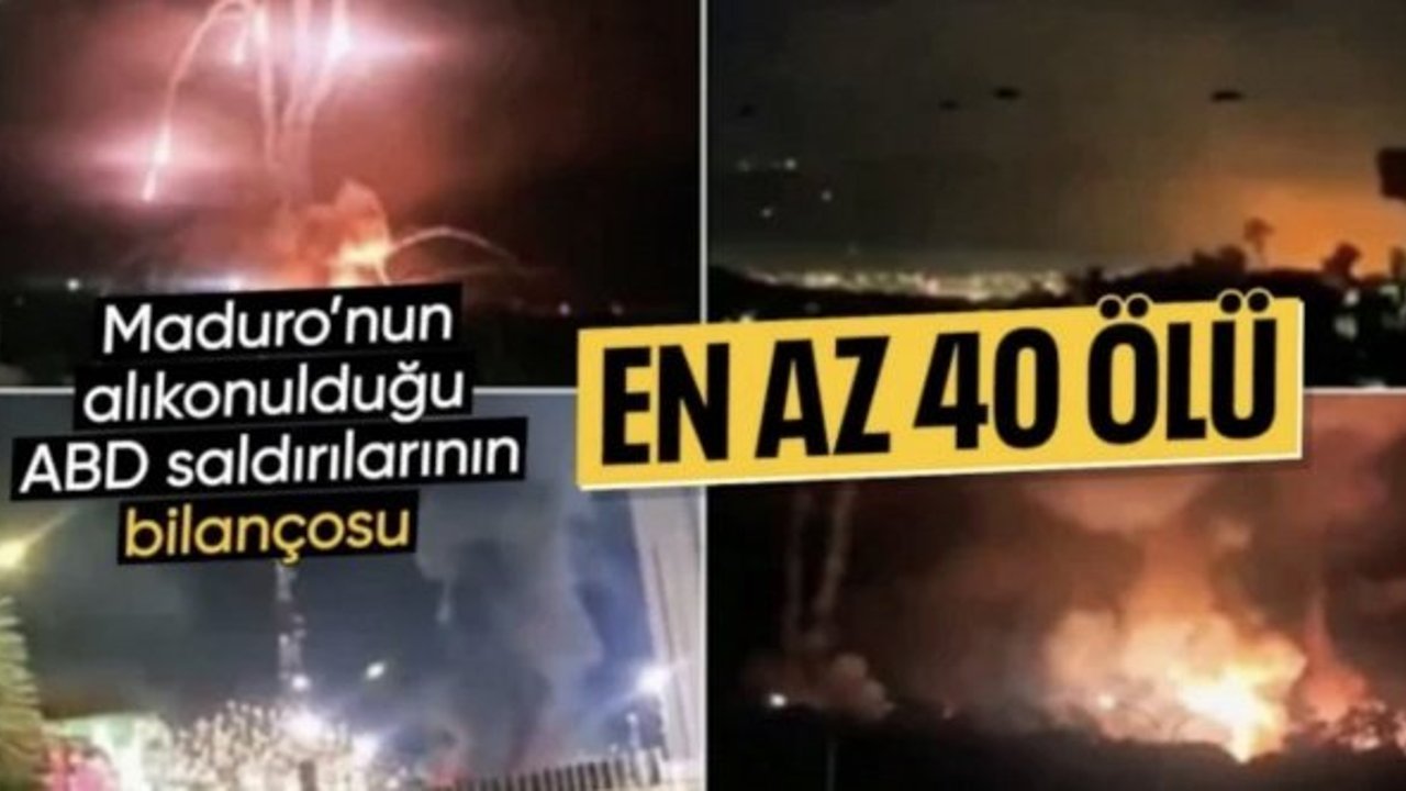 Maduro'nun alıkonulduğu ABD saldırılarında en az 40 kişinin öldüğü bildirildi