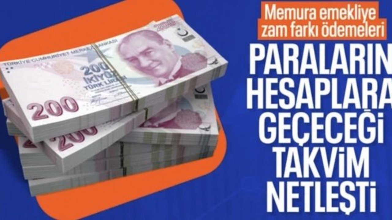 Memur ve emeklilerin zamlı maaşları ödeniyor