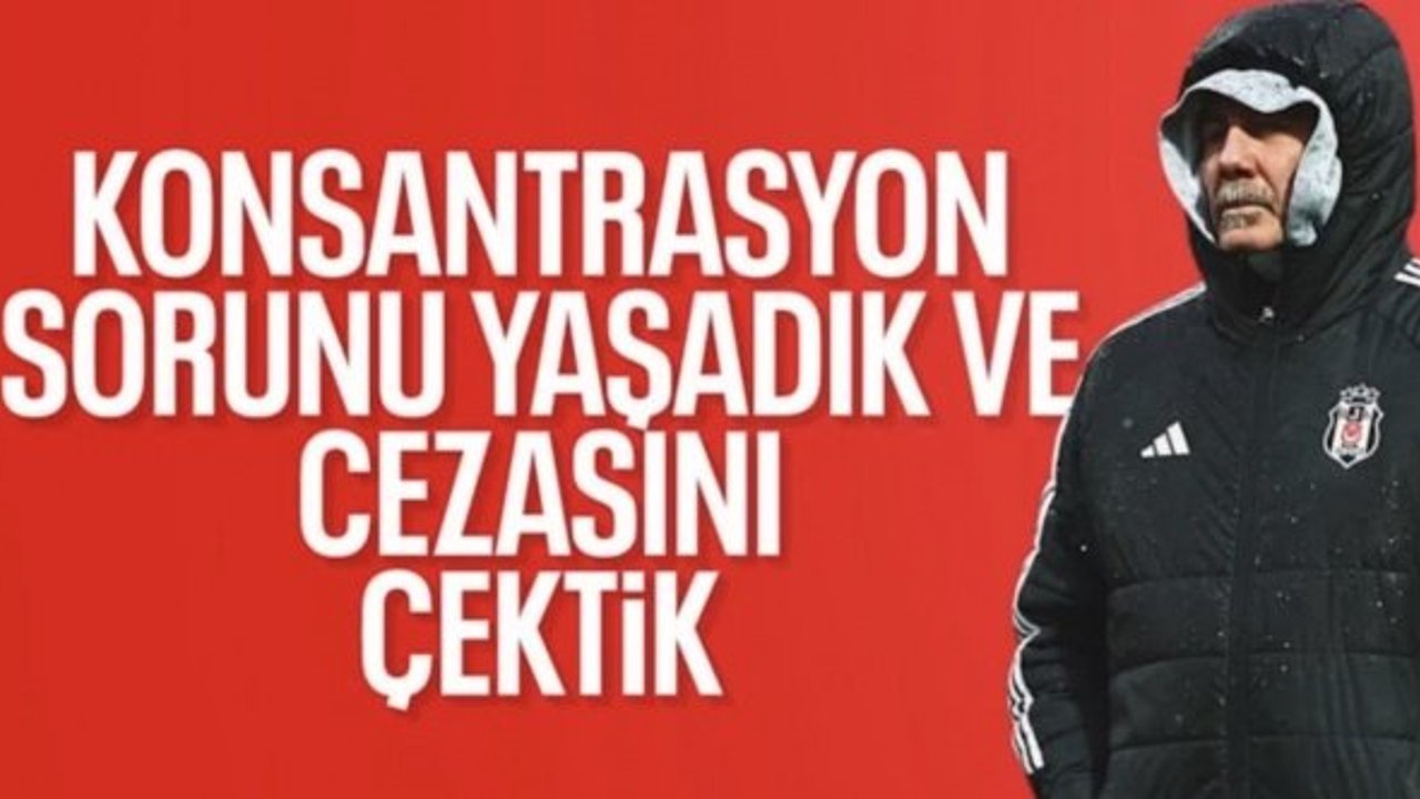 Sergen Yalçın: Çok ders çıkarabileceğimiz bir maç