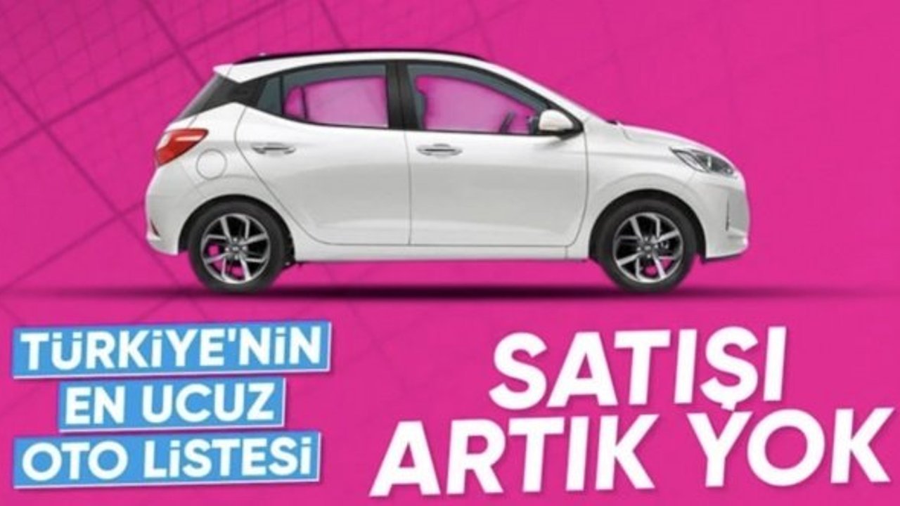 Türkiye'de satılan en ucuz otomobillerden biriydi: Hyundai i10 satışları durduruldu