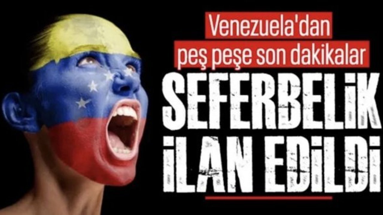 Venezuela'da yaşanan patlama sonrası seferberlik ilanı