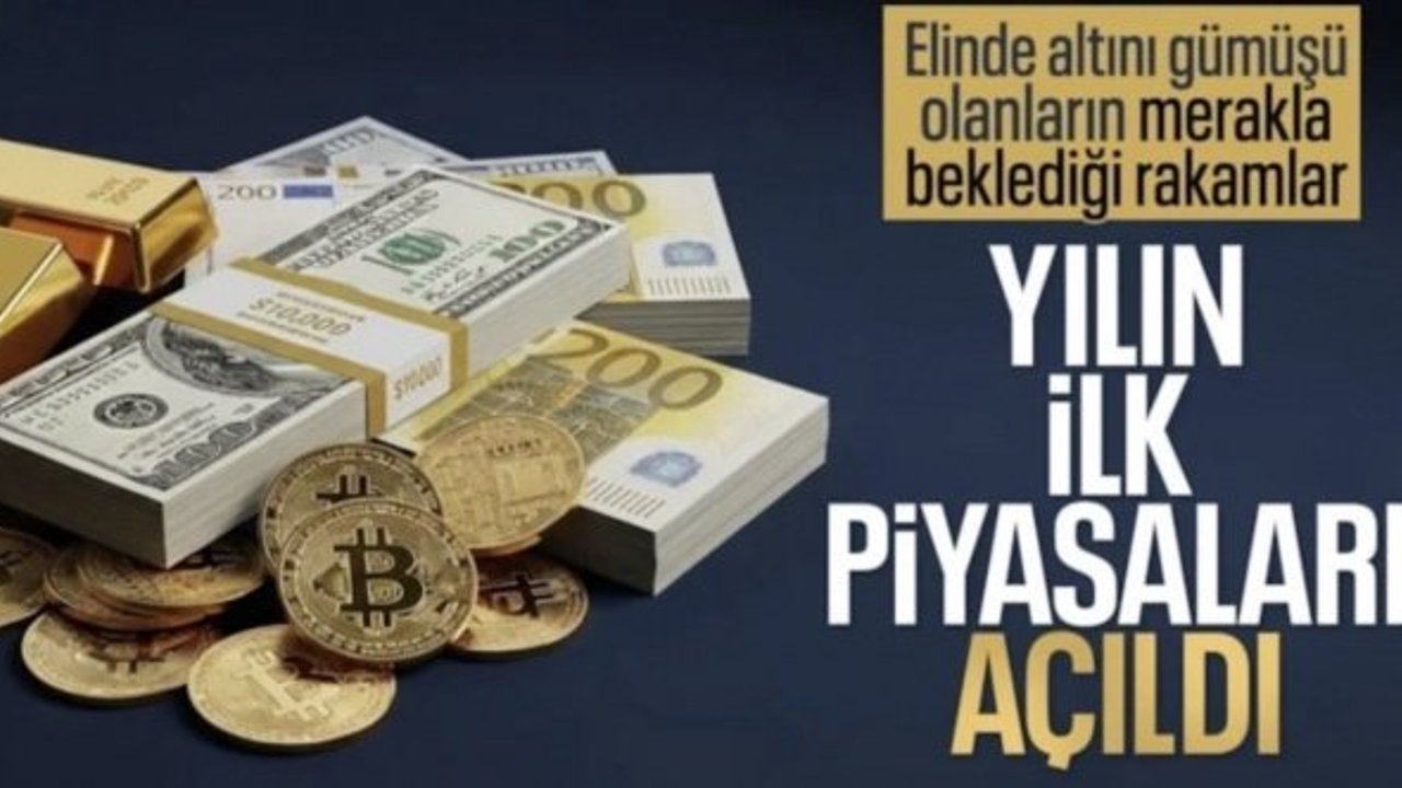 Yıla toparlanarak başladılar! Altın ve gümüş yatırımcısının yüzünü güldü