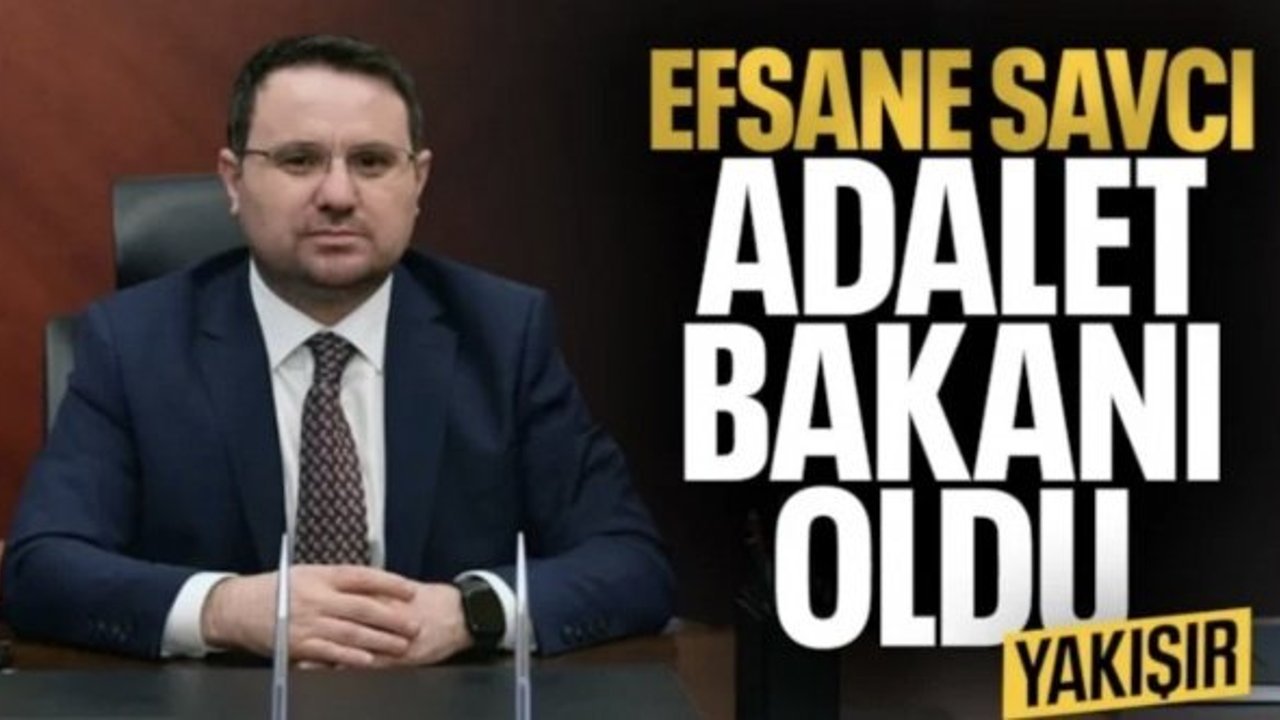 Adalet Bakanlığı'na Akın Gürlek atandı