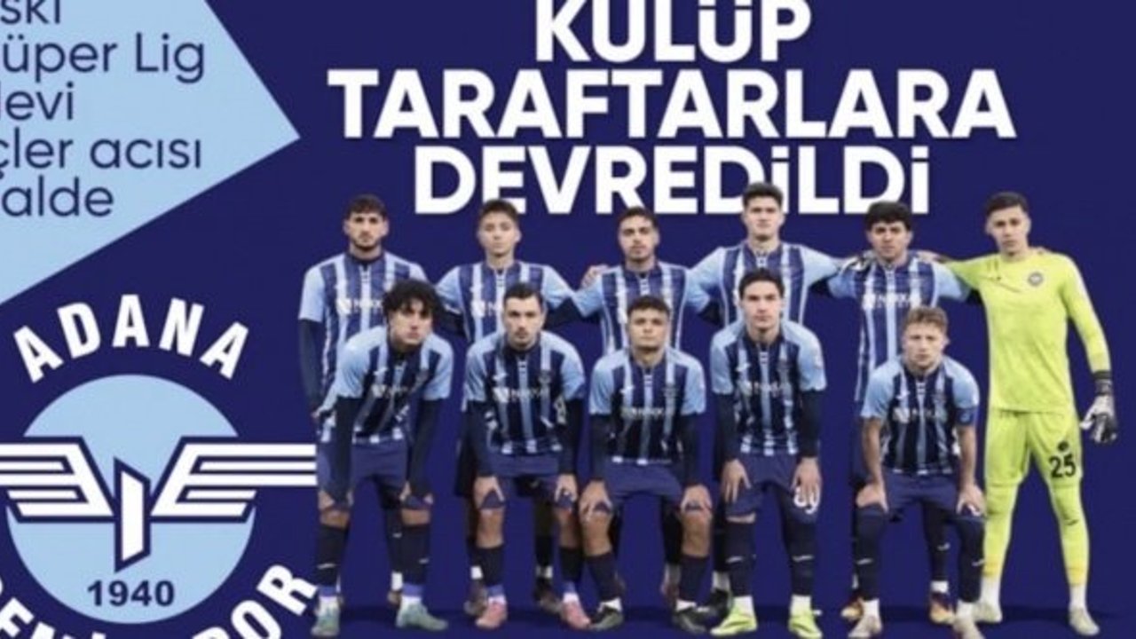 Adana Demirspor'da yönetim taraftar grubuna devredildi
