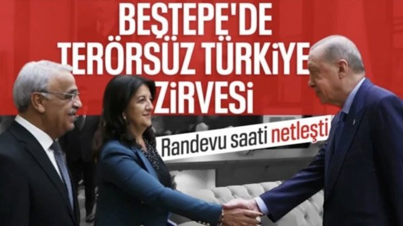 DEM Parti heyeti, yarın Cumhurbaşkanı Erdoğan'ı ziyaret edecek