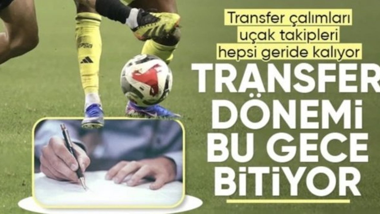 Futbolda 'ara transfer' dönemi bu gece sona erecek