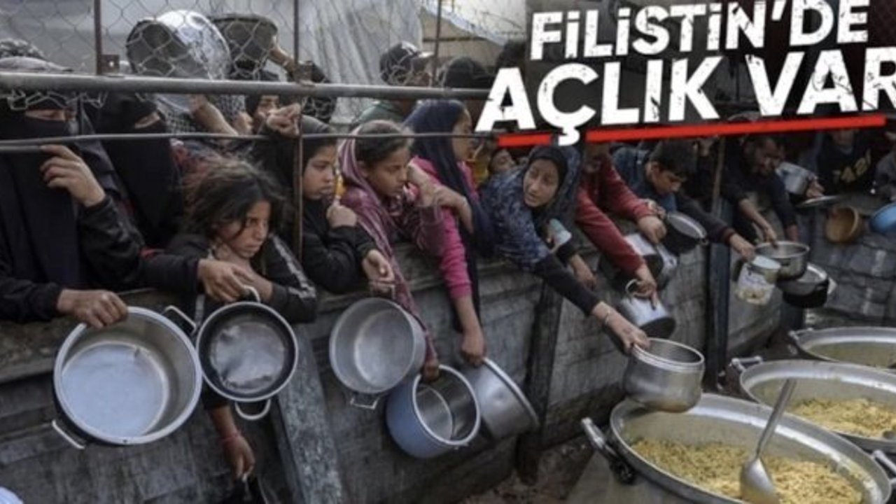 Gazze'de açlıkla mücadele: Bir öğün için saatlerce kuyrukta bekliyorlar
